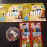 N.5 scatole colori nuovi