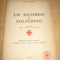 HENRY DUNANT CROCE ROSSA RICORDO DI SOLFERINO 1957