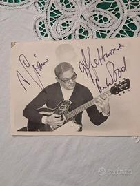 Cartolina autografata Van Wood  originale anni 70