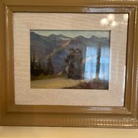 Quadro olio Padre Ortensio Gionfra originale