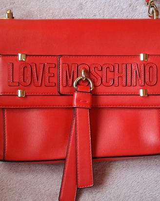 Moschino Love borsa da spalla color rosso