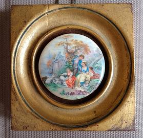 Quadro in porcellana di Limoges