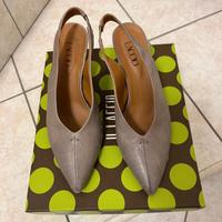 scarpe donna mod chanel, Laccio, in pelle, tg 38