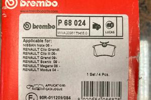 Set pastiglie dei freni posteriori