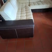 Divano angolare in cuoio e pelle MAX Relax