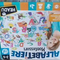 Gioco alfabetiere Montessori