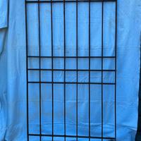 grata d'epoca in ferro forgiato dritta