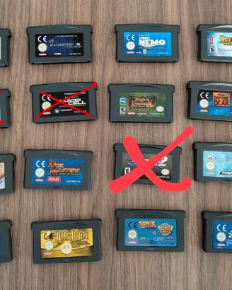 Cartucce Gameboy Advance 