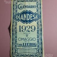 Calendario liebig 1929