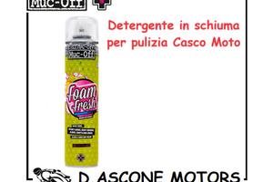 Detergente in schiuma per pulizia casco moto Foam 