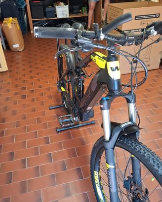 e.bike bi ammortizzata e portabici 150 euro