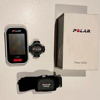 Ciclocomputer Polar V650 + fascia cardio Polar H7