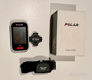 Ciclocomputer Polar V650 + fascia cardio Polar H7