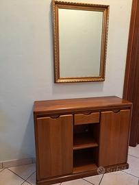 Mobile console ingresso con specchio