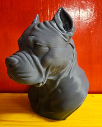 Busto pitbull 18cm
