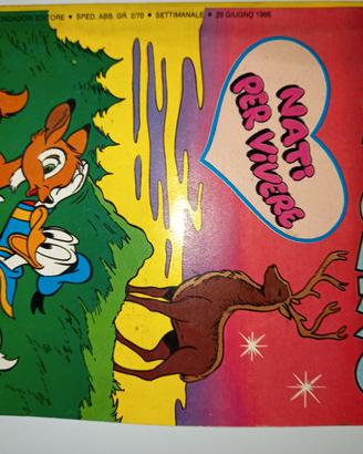 Topolino del 1986 2 numeri 1596 e 1598