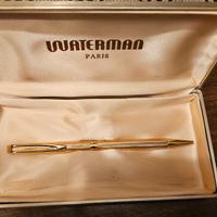 Penna a sfera Waterman placcata oro 20 micro