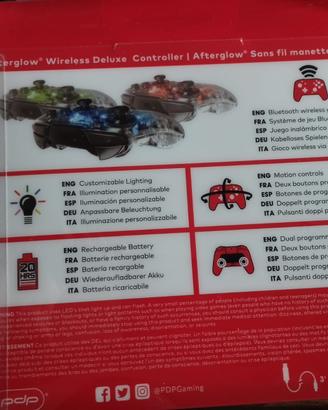 Controller per switch 1 pdp afterglow wireless