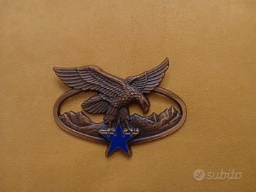 Distintivo militare alpino francese.