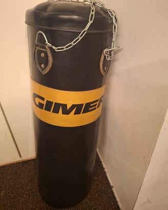 sacco boxe professionale con catene