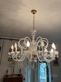 Lampadario classico in cristallo