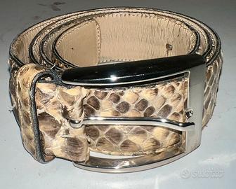 Cintura vero pitone h 4 cm