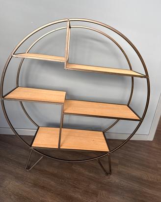 Libreria scaffale circolare Design induatriale