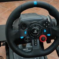 volante+pedaliera+leva cambio logitech g29 x ps4-5