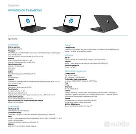 PC portatile HP-bw099nl