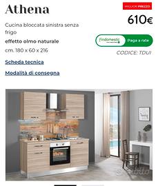 cucina athena di mondo convenienza usata