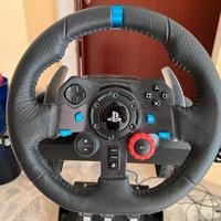 Logitech G29 + pedaliera + supporto regolabile