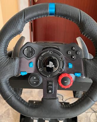 Logitech G29 + pedaliera + supporto regolabile