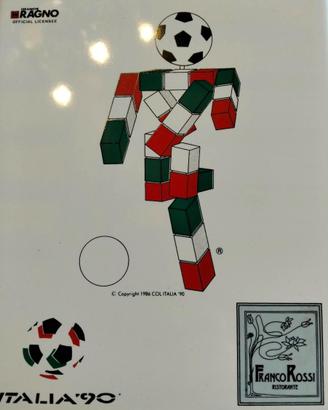 mattonella commemorativa ristoranti Italia '90 -