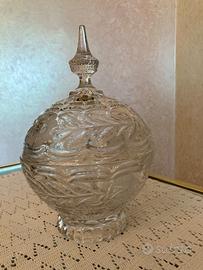 Porta bon bon in cristallo