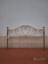 Letto matrimoniale in ottone 
