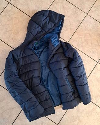 Piumino Benetton maschio blu tg 3XL 13-14 anni-170