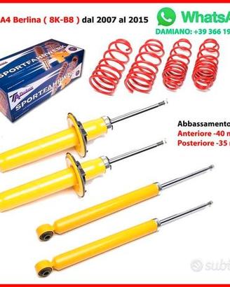 Assetto Sportivo Audi A4 Berlina 8K-B8 da 2007