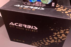 Casco Acerbis e Mascherina ProGrip Nuovo TG. L