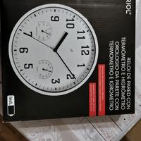 Orologio parete Auriol con term + igrometro NUOVO