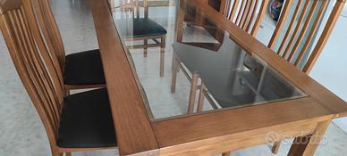 tavolo con sei sedie 