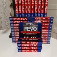 50 Tdk FE 90 Ferric cassette vergini