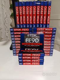 50 Tdk FE 90 Ferric cassette vergini