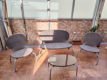 SET DA GIARDINO RATTAN 