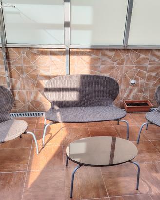 SET DA GIARDINO RATTAN 