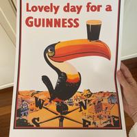 Poster stampa Birra Guinness tucano quadro bar