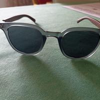 Occhiali da sole con venature del legno