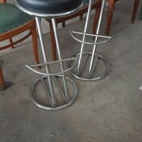 sgabelli acciaio vintage 