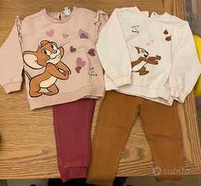 Doppio set abbigliamento bambina 24-30 mesi