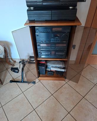 stereo completo di mobile technish 