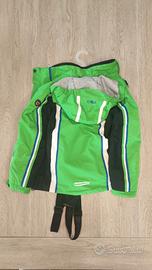 Completo sci bambino 10 anni CMP verde